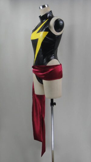 Marvel Avengers Alliance: Ms. Marvel Jump Cosplay Costume