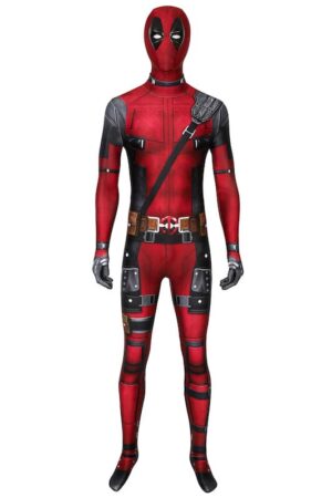 Moive Deadpool Wade Wilson Jump Cosplay Costume
