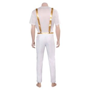 Movie Barbie 2023 Allan White Suspenders Party Set Cosplay Costume