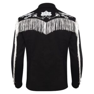 Movie Barbie 2023 Ken Black Western Cowboy Denim Tassel Cosplay Costume