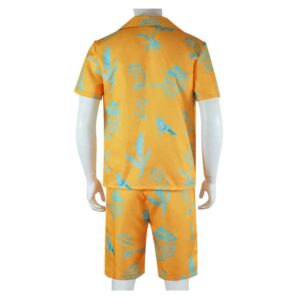 Movie Barbie 2023 Ken Cosplay Costume Yellow Beachwear
