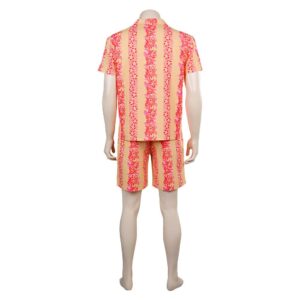 Movie Barbie 2023 Ken Floral Shorts Set Beachwear Cosplay Costume