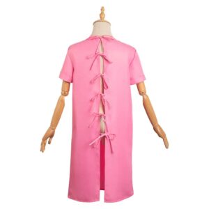 Movie Barbie 2023 Ken Men Pink Long Robe Cosplay Costume
