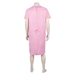 Movie Barbie 2023 Ken Pink Hospital Gown Cosplay Costume