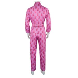 Movie Barbie 2023 Ken Pink Jump Cosplay Costume