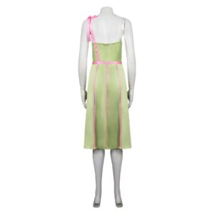 Movie Barbie 2023 Margot Robbie Barbie Beach Dress Cosplay Costume -Coshduk