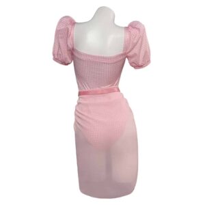 Movie Barbie 2023 Margot Robbie Barbie Sexy Skirt Cosplay Costume -Coshduk