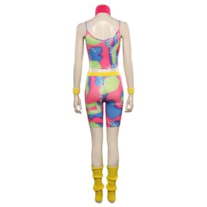 Movie Barbie 2023 Margot Robbie Barbie Skating Sportswear Cosplay Costume