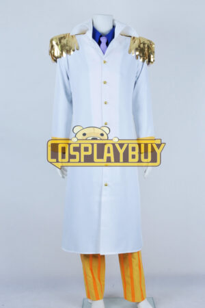 One Piece Cosplay Sakazuki Kizaru Yellow Suit