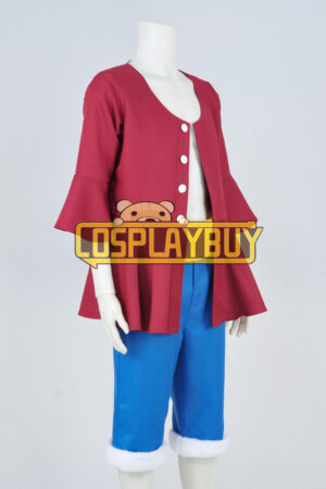 One Piece Cosplay Monkey D Luffy Red Suit