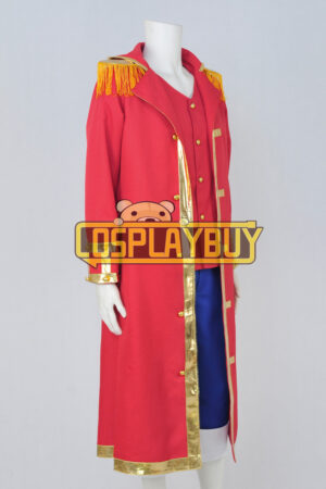 One Piece Cosplay Monkey D Luffy Red Uniform
