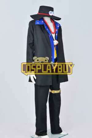 One Piece Cosplay Portgas D Ace Costume Blue Ver