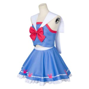 Overwatch D.VA Hana Song Sailor Cosplay Costume