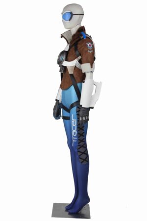 Overwatch Tracer Lena Oxton Blue Version Cosplay Costume