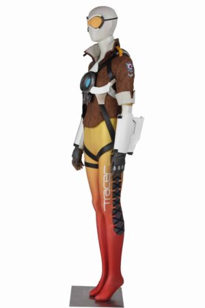 Overwatch Tracer Lena Oxton Yellow Version Cosplay Costume