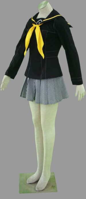 Persona 4 Chie Satonaka Girl School Uniform Cosplay Costume