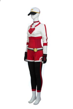 Pokemon Go Female Trainer Red Cosplay costume