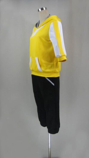 Pokemon Go Male Trainer Yellow Cosplay Costume