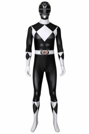 Power Rangers Zack/Black Ranger Jump Cosplay Costume