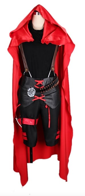 RWBY Red Trailer Ruby Rose Male Version Cosplay Costume