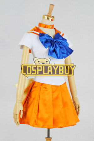 Sailor Moon Cosplay Venus Orange Dress