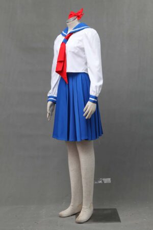 Sailor Moon Sailor Venus Minako Aino School Uniform Cosplay Costume