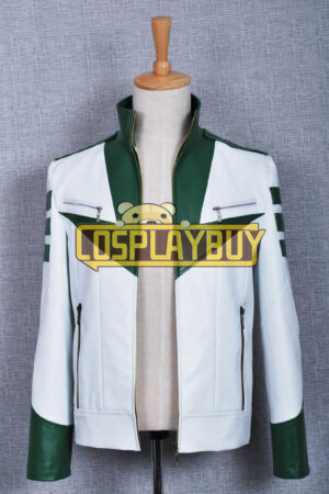 Space Battleship Yamato Green Leather Jacket