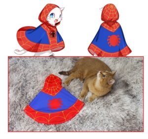 Spider-Man Far From Home Peter Parker Spiderman Cat Costume Pet Costume