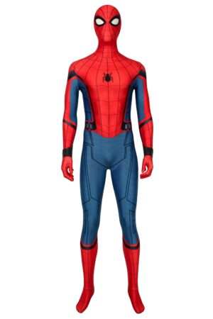 Spider-Man Far From Home Peter Parker Spiderman Jump Cosplay Costume