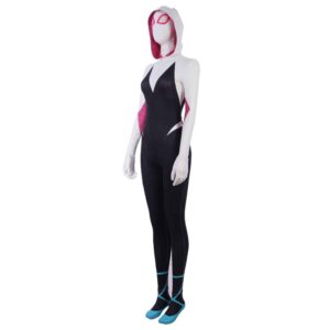 Spider-Man Into the Spider-Verse Gwen Stacy / Spider-Gwen Cosplay Costume Version 2