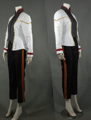 Star Trek: Insurrection Nemesis White Mess Dress Uniform Cosplay Costume