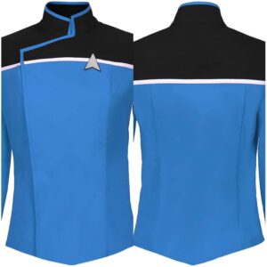 Star Trek: Lower Decks Season 1 Blue Uniform Shirt Top Cosplay Costume Suit