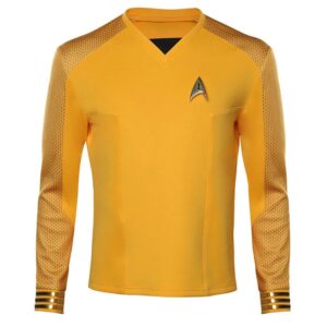 Star Trek: Strange New Worlds Christopher Pike Yellow Cosplay Costume