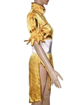 Street Fighter Yellow Chun Li Cosplay Costume