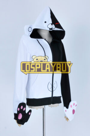 Super Danganronpa 2 Cosplay Black White Bear Schoolmaster Jacket
