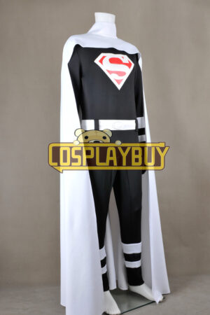 Superman Clark Kent Costume Black Jumpsuit