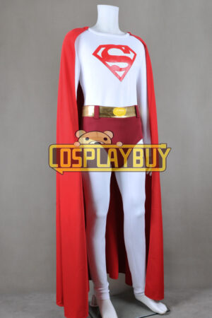 Superman Clark Kent White Red Jumpsuit