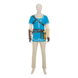 The Legend of Zelda: Breath of the Wild Link Cosplay Costume Version 2