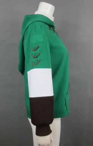 The Legend of Zelda Link Green Jacket Cosplay Costume