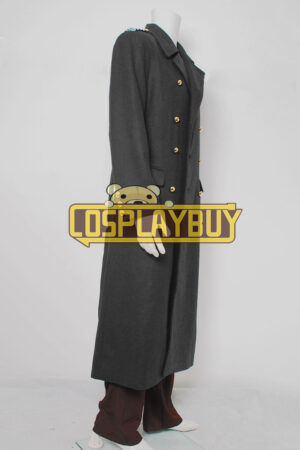 Torchwood Captain Jack Harkness Grey Wool Trench Coat