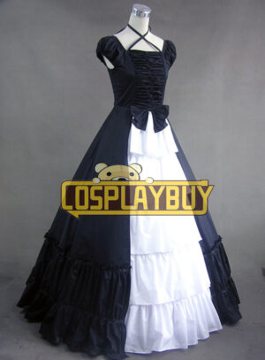Victorian Lolita Civil War Gothic Lolita Dress Ribbon