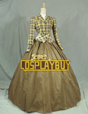 Victorian Lolita Civil War Reenactment Gothic Dress