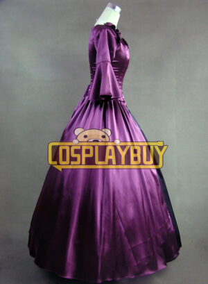 Victorian Lolita Colonial Wedding Gothic Lolita Dress Violet