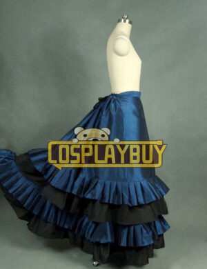 Victorian Lolita Edwardian French Bustle Skirt Gothic Lolita Dress