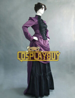 Victorian Lolita French Bustle Formal Gothic Lolita Dress Purple