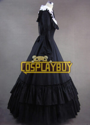 Victorian Lolita Japan Gothic Lolita Dress Black