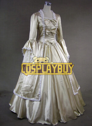 Victorian Lolita Marie Antoinette Gothic Lolita Dress Light Gold