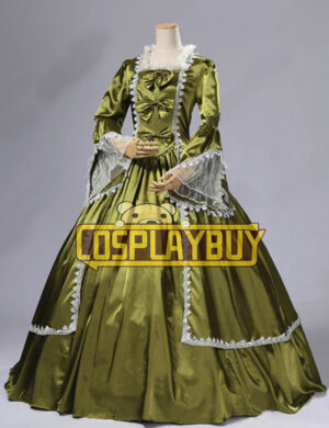 Victorian Lolita Marie Antoinette Gothic Lolita Dress Olive
