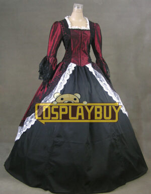 Victorian Lolita Marie Antoinette Wedding Gothic Lolita Dress Red