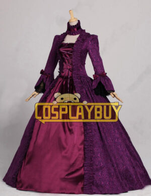 Victorian Lolita Reenactment Stage Brocade Gothic Lolita Dress